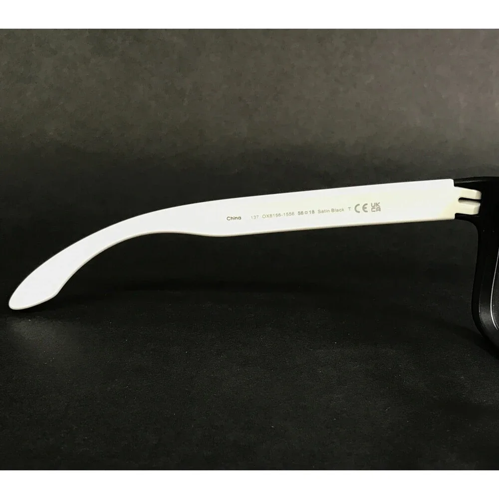 Oakley Eyeglasses Frames Holbrook OX8156-1556 Satin Black White Zebra 56-18-137